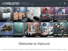 Tablet Screenshot of harlund.com